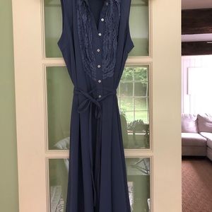 Zara Summer Dress/ Polyester and Silk